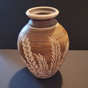 Hosanna Handcrafted Brown Vase